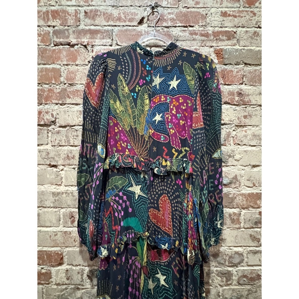 Farm Rio Amazonia Maxi Dress Small - Picture 11 of 11